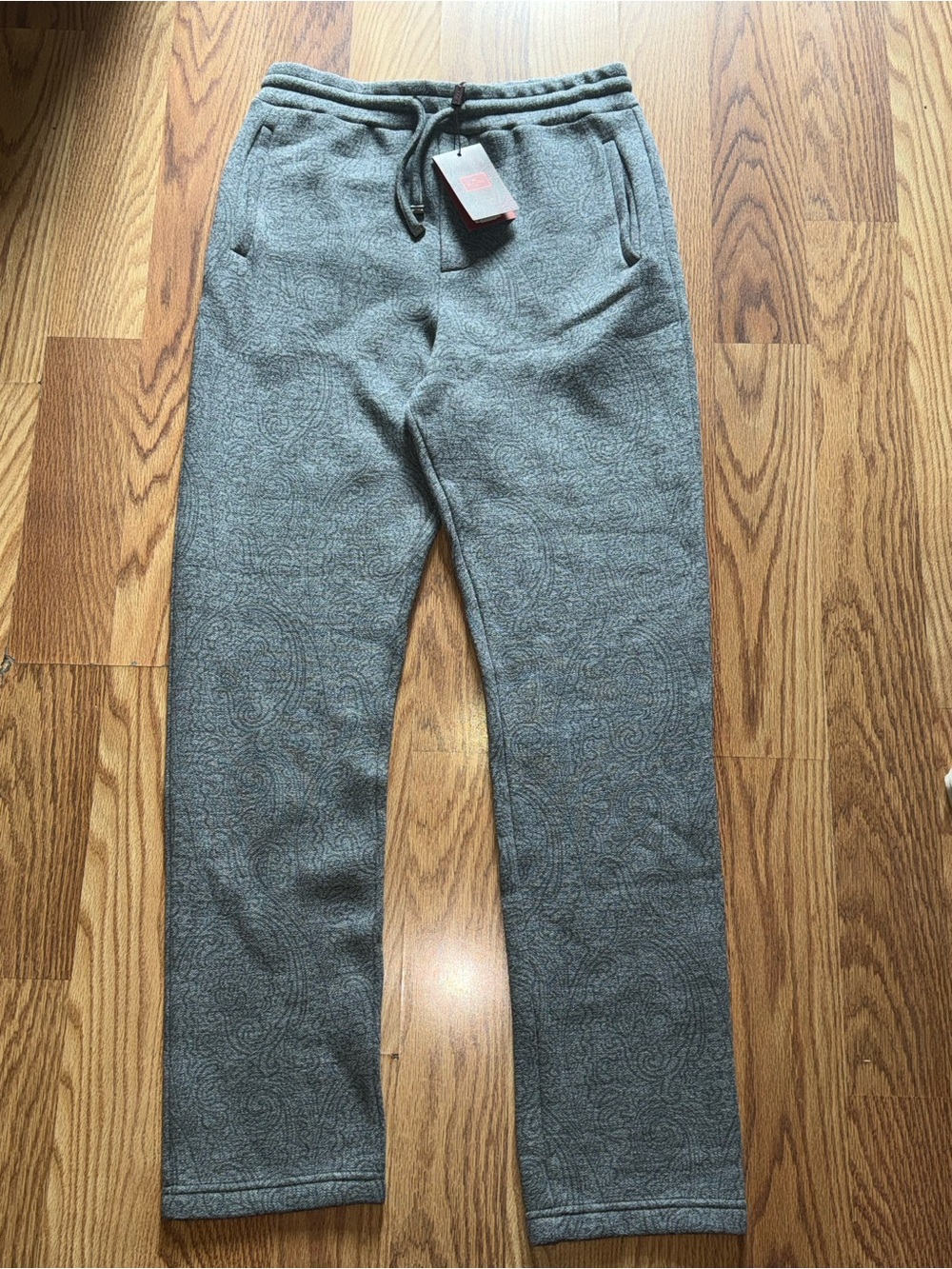 Etro Gray Patterned Jogger Sweatpants